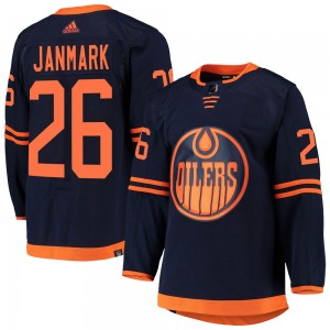 Men's Fanatics Branded Mattias Janmark Royal Edmonton Oilers Home Breakaway Jersey Size: 4XL
